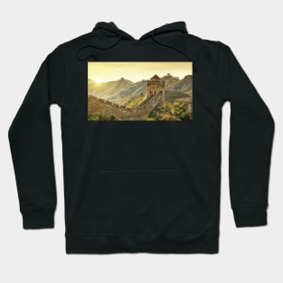 Great Wall of China Abstract Painting Hoodie